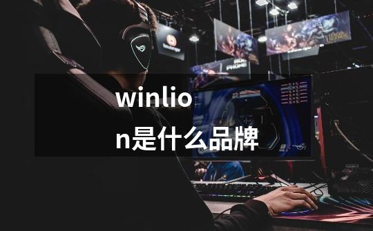 winlion是什么品牌-第1张-游戏信息-四季网