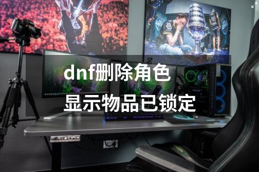 dnf删除角色显示物品已锁定-第1张-游戏信息-四季网