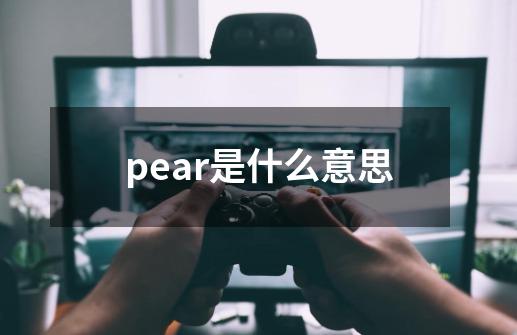 pear是什么意思-第1张-游戏信息-四季网