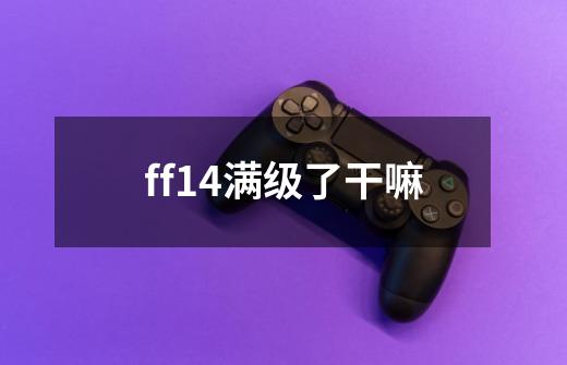 ff14满级了干嘛-第1张-游戏信息-四季网