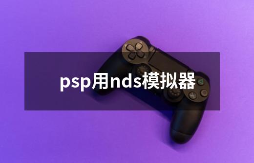 psp用nds模拟器-第1张-游戏信息-四季网