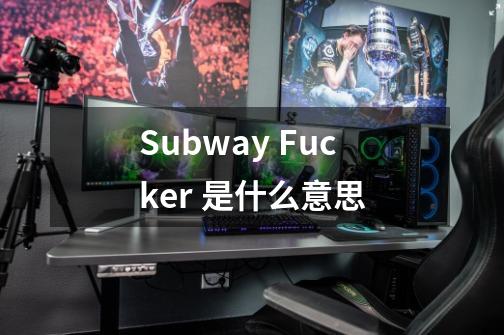 Subway Fucker 是什么意思-第1张-游戏信息-四季网