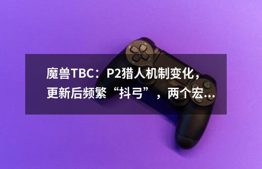 魔兽TBC：P2猎人机制变化，更新后频繁“抖弓”，两个宏即可解决-第1张-游戏信息-四季网