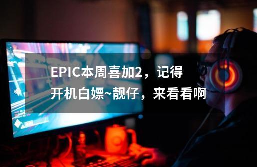 EPIC本周喜加2，记得开机白嫖~靓仔，来看看啊-第1张-游戏信息-四季网