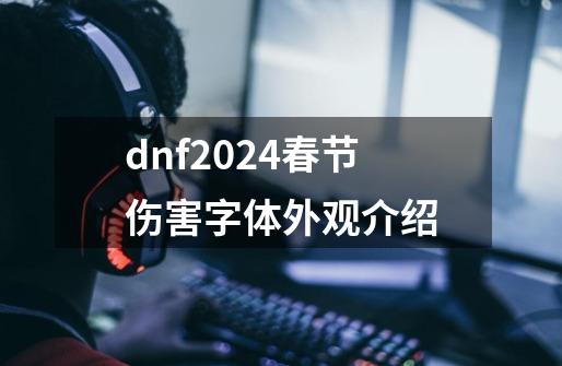 dnf2024春节伤害字体外观介绍-第1张-游戏信息-四季网