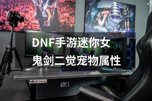 DNF手游迷你女鬼剑二觉宠物属性-第1张-游戏信息-四季网