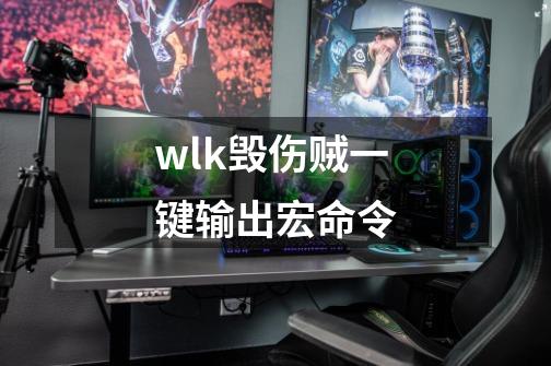 wlk毁伤贼一键输出宏命令-第1张-游戏信息-四季网