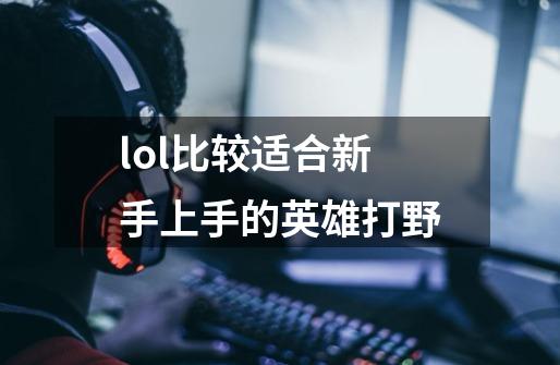 lol比较适合新手上手的英雄打野-第1张-游戏信息-四季网