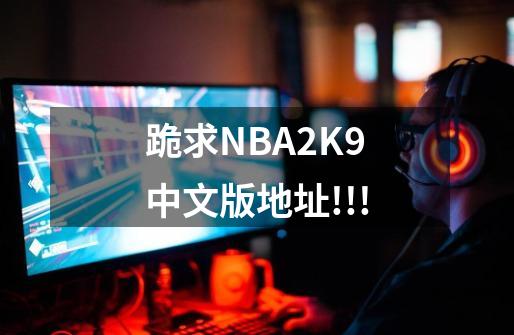 跪求NBA2K9中文版地址!!!-第1张-游戏信息-四季网