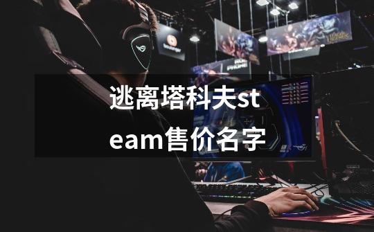 逃离塔科夫steam售价名字-第1张-游戏信息-四季网