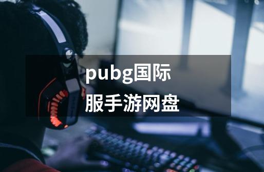 pubg国际服手游网盘-第1张-游戏信息-四季网