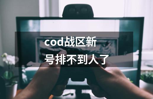 cod战区新号排不到人了-第1张-游戏信息-四季网