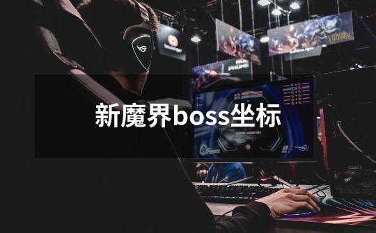 新魔界boss坐标-第1张-游戏信息-四季网