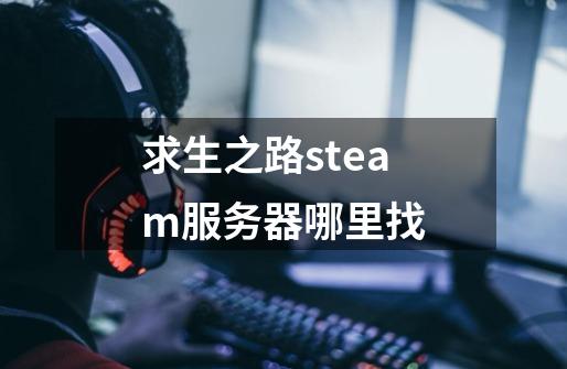 求生之路steam服务器哪里找-第1张-游戏信息-四季网