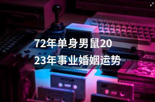 72年单身男鼠2023年事业婚姻运势-第1张-游戏信息-四季网