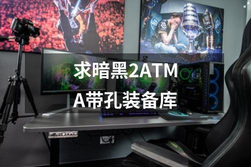 求暗黑2ATMA带孔装备库-第1张-游戏信息-四季网