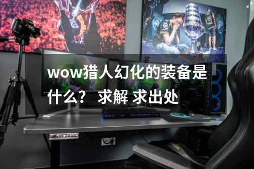 wow猎人幻化的装备是什么？ 求解 求出处-第1张-游戏信息-四季网