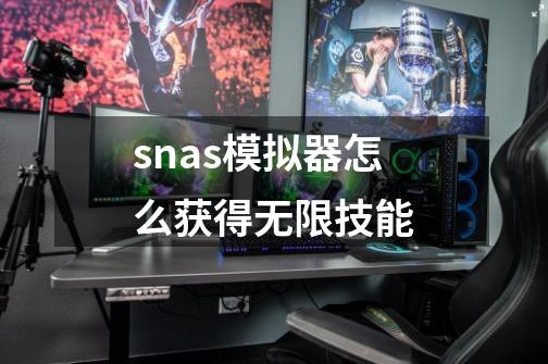 snas模拟器怎么获得无限技能-第1张-游戏信息-四季网