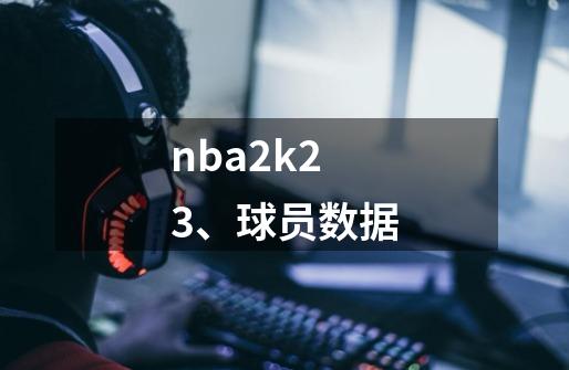 nba2k23、球员数据-第1张-游戏信息-四季网