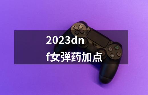 2023dnf女弹药加点-第1张-游戏信息-四季网