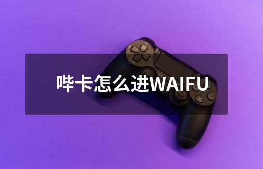 哔卡怎么进WAIFU-第1张-游戏信息-四季网