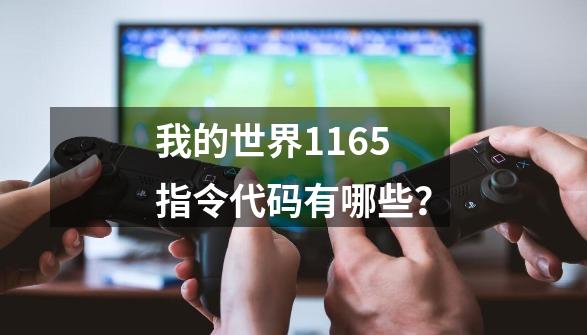 我的世界1.16.5指令代码有哪些？-第1张-游戏信息-四季网