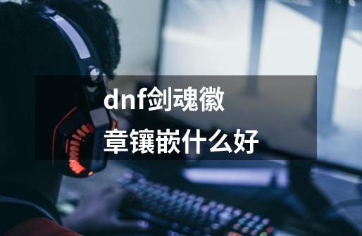 dnf剑魂徽章镶嵌什么好-第1张-游戏信息-四季网