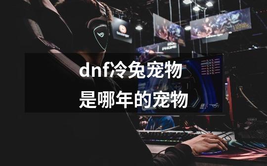 dnf冷兔宠物是哪年的宠物-第1张-游戏信息-四季网