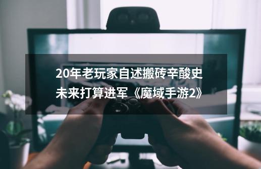 20年老玩家自述搬砖辛酸史 未来打算进军《魔域手游2》-第1张-游戏信息-四季网