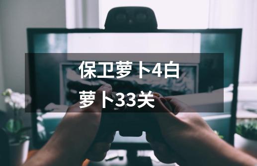 保卫萝卜4白萝卜33关-第1张-游戏信息-四季网