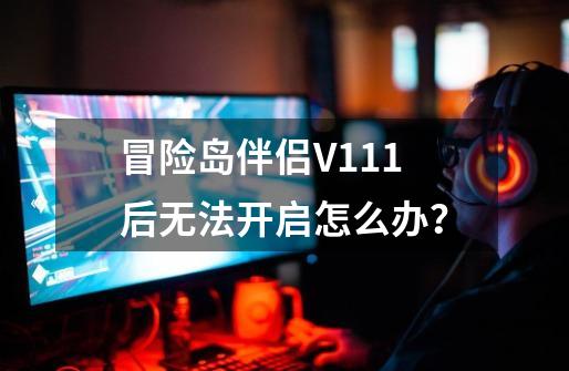 冒险岛伴侣V111后无法开启怎么办？-第1张-游戏信息-四季网