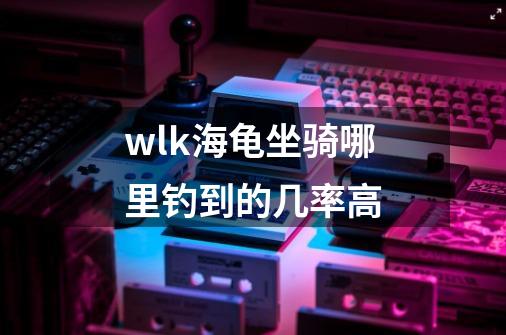 wlk海龟坐骑哪里钓到的几率高-第1张-游戏信息-四季网