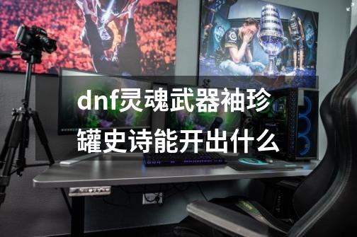 dnf灵魂武器袖珍罐史诗能开出什么-第1张-游戏信息-四季网