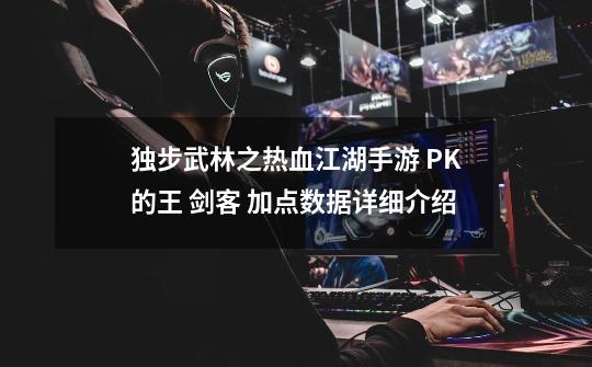 独步武林之热血江湖手游 PK的王 剑客 加点数据详细介绍-第1张-游戏信息-四季网