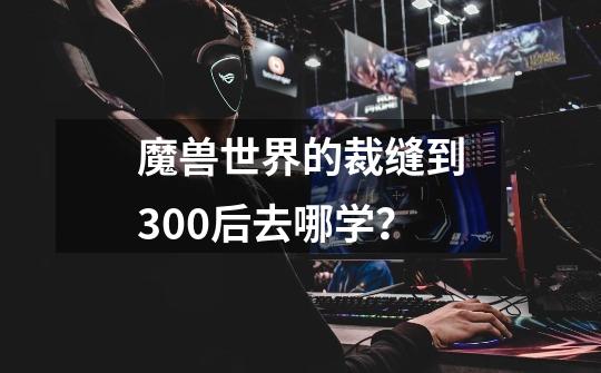 魔兽世界的裁缝到300后去哪学？-第1张-游戏信息-四季网