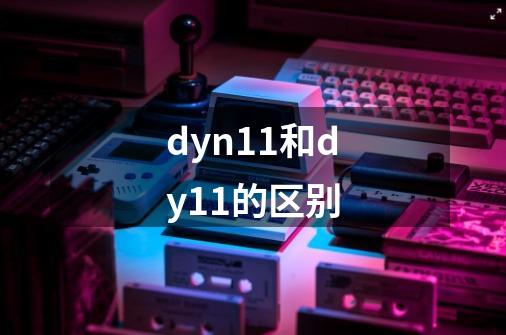 dyn11和dy11的区别-第1张-游戏信息-四季网